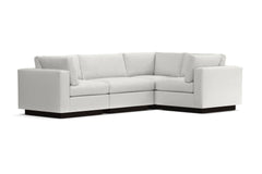 Taylor Plush 4pc Modular L-Sectional Sofa :: Leg Finish: Espresso