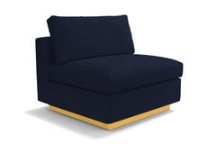 Taylor Plush Armless Seat :: Leg Finish: Natural