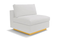 Taylor Plush Armless Seat :: Leg Finish: Natural