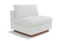 Taylor Plush Armless Seat :: Leg Finish: Pecan