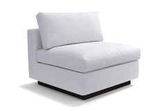 Taylor Plush Armless Seat :: Leg Finish: Espresso