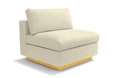 Taylor Plush Armless Seat :: Leg Finish: Natural