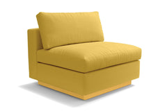 Taylor Plush Armless Seat :: Leg Finish: Natural