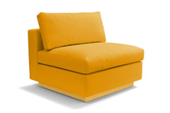 Taylor Plush Armless Seat :: Leg Finish: Natural
