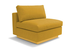 Taylor Plush Armless Seat :: Leg Finish: Natural