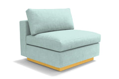 Taylor Plush Armless Seat :: Leg Finish: Natural