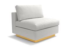 Taylor Plush Armless Seat :: Leg Finish: Natural