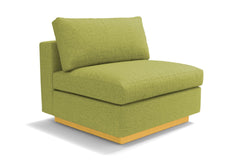 Taylor Plush Armless Seat :: Leg Finish: Natural