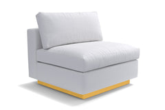 Taylor Plush Armless Seat :: Leg Finish: Natural