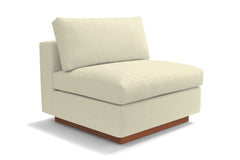 Taylor Plush Armless Seat :: Leg Finish: Pecan