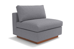 Taylor Plush Armless Seat :: Leg Finish: Pecan