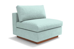 Taylor Plush Armless Seat :: Leg Finish: Pecan