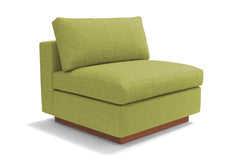 Taylor Plush Armless Seat :: Leg Finish: Pecan