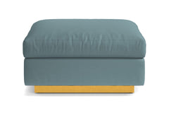 Taylor Plush Ottoman :: Leg Finish: Natural