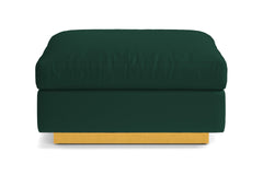 Taylor Plush Ottoman :: Leg Finish: Natural