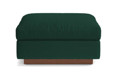 Taylor Plush Ottoman :: Leg Finish: Pecan