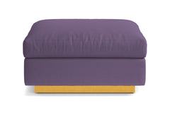 Taylor Plush Ottoman :: Leg Finish: Natural