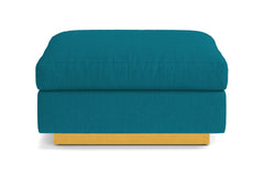Taylor Plush Ottoman :: Leg Finish: Natural