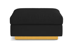 Taylor Plush Ottoman :: Leg Finish: Natural
