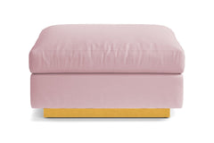 Taylor Plush Ottoman :: Leg Finish: Natural