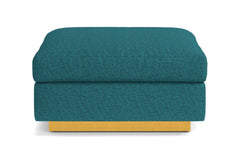 Taylor Plush Ottoman :: Leg Finish: Natural