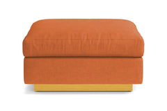 Taylor Plush Ottoman :: Leg Finish: Natural