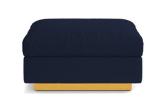 Taylor Plush Ottoman :: Leg Finish: Natural