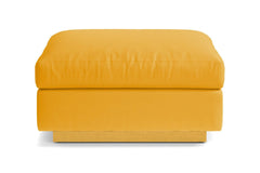 Taylor Plush Ottoman :: Leg Finish: Natural