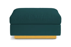 Taylor Plush Ottoman :: Leg Finish: Natural