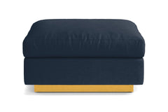 Taylor Plush Ottoman :: Leg Finish: Natural