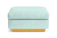 Taylor Plush Ottoman :: Leg Finish: Natural