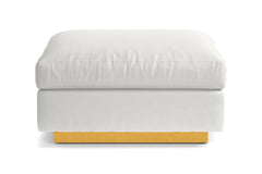 Taylor Plush Ottoman :: Leg Finish: Natural