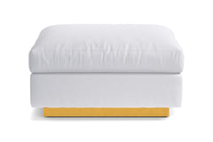 Taylor Plush Ottoman :: Leg Finish: Natural