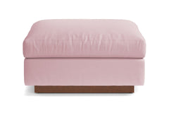Taylor Plush Ottoman :: Leg Finish: Pecan