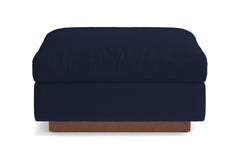 Taylor Plush Ottoman :: Leg Finish: Pecan
