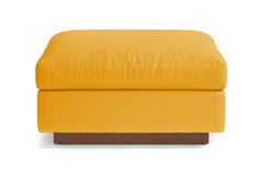 Taylor Plush Ottoman :: Leg Finish: Pecan