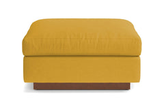 Taylor Plush Ottoman :: Leg Finish: Pecan