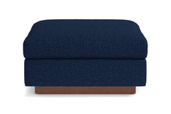 Taylor Plush Ottoman :: Leg Finish: Pecan
