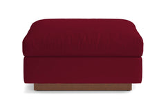 Taylor Plush Ottoman :: Leg Finish: Pecan