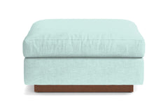 Taylor Plush Ottoman :: Leg Finish: Pecan