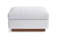 Taylor Plush Ottoman :: Leg Finish: Pecan