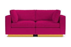 Taylor Plush 2pc Modular Sofa :: Leg Finish: Natural