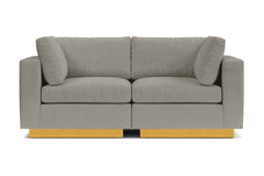 Taylor Plush 2pc Modular Sofa :: Leg Finish: Natural