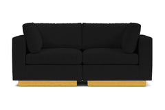 Taylor Plush 2pc Modular Sofa :: Leg Finish: Natural
