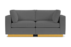 Taylor Plush 2pc Modular Sofa :: Leg Finish: Natural