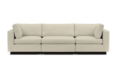 Taylor Plush 3pc Modular Sofa :: Leg Finish: Espresso