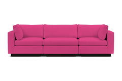 Taylor Plush 3pc Modular Sofa :: Leg Finish: Espresso