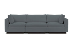 Taylor Plush 3pc Modular Sofa :: Leg Finish: Espresso