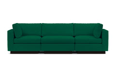 Taylor Plush 3pc Modular Sofa :: Leg Finish: Espresso