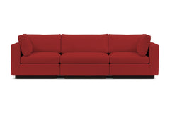 Taylor Plush 3pc Modular Sofa :: Leg Finish: Espresso